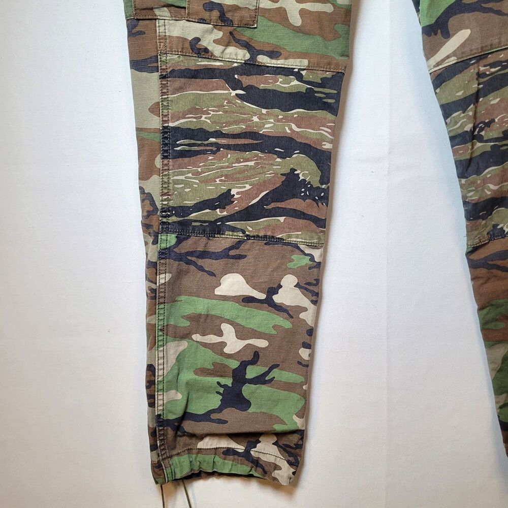 Ralph Lauren DENIM & SUPPLY Flag Tiger Camo Cargo Paratrooper Pants Men's 32X30 - Picture 7 of 16